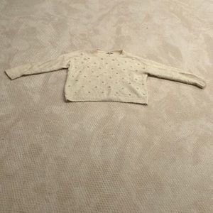 White Polk-a-Dot Sweater